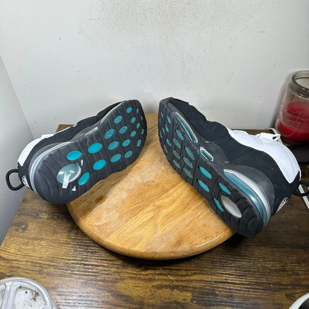Nike Air Max Uptempo 95 White Black Teal 311090-100 Mens Size 9 Retro Basketball